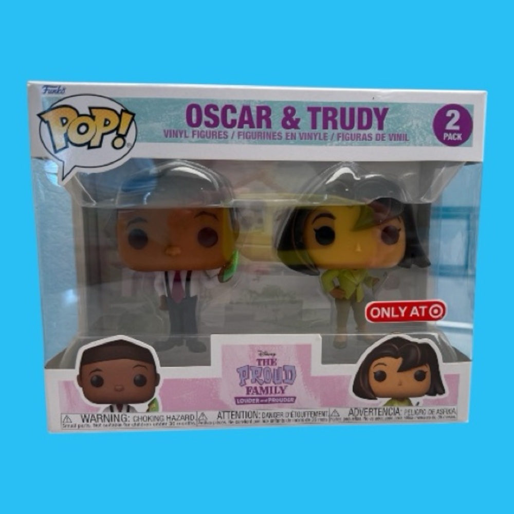 Funko Pop Disney The Proud Family Oscar & Trudy Vinyl Figurines 2-pack - Picture 1 of 10